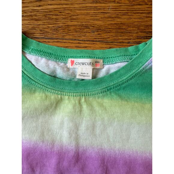 Crewcuts Girls' Striped Peplum Shirt Size 10 - Picture 3 of 4